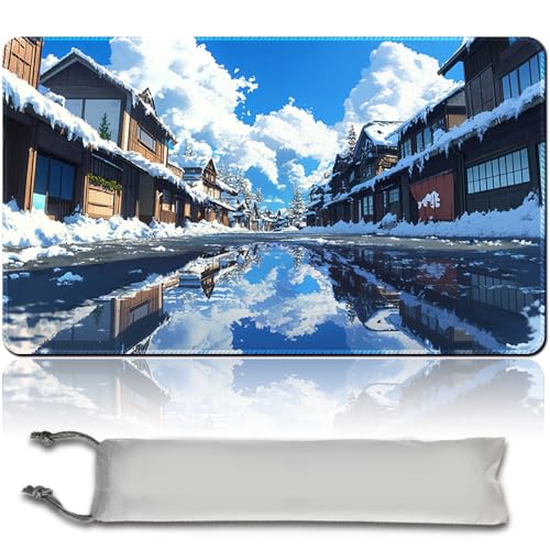 MTG Playmat TCG Playmat Board Game Card Game Trading Card Game Playing Mat Desk Mat Original Hand Painted Sewn Edges Smooth Surface Rubber Base 60 x 35 cm (MTG Set 44-8,No Zone) von MilkPlaymat