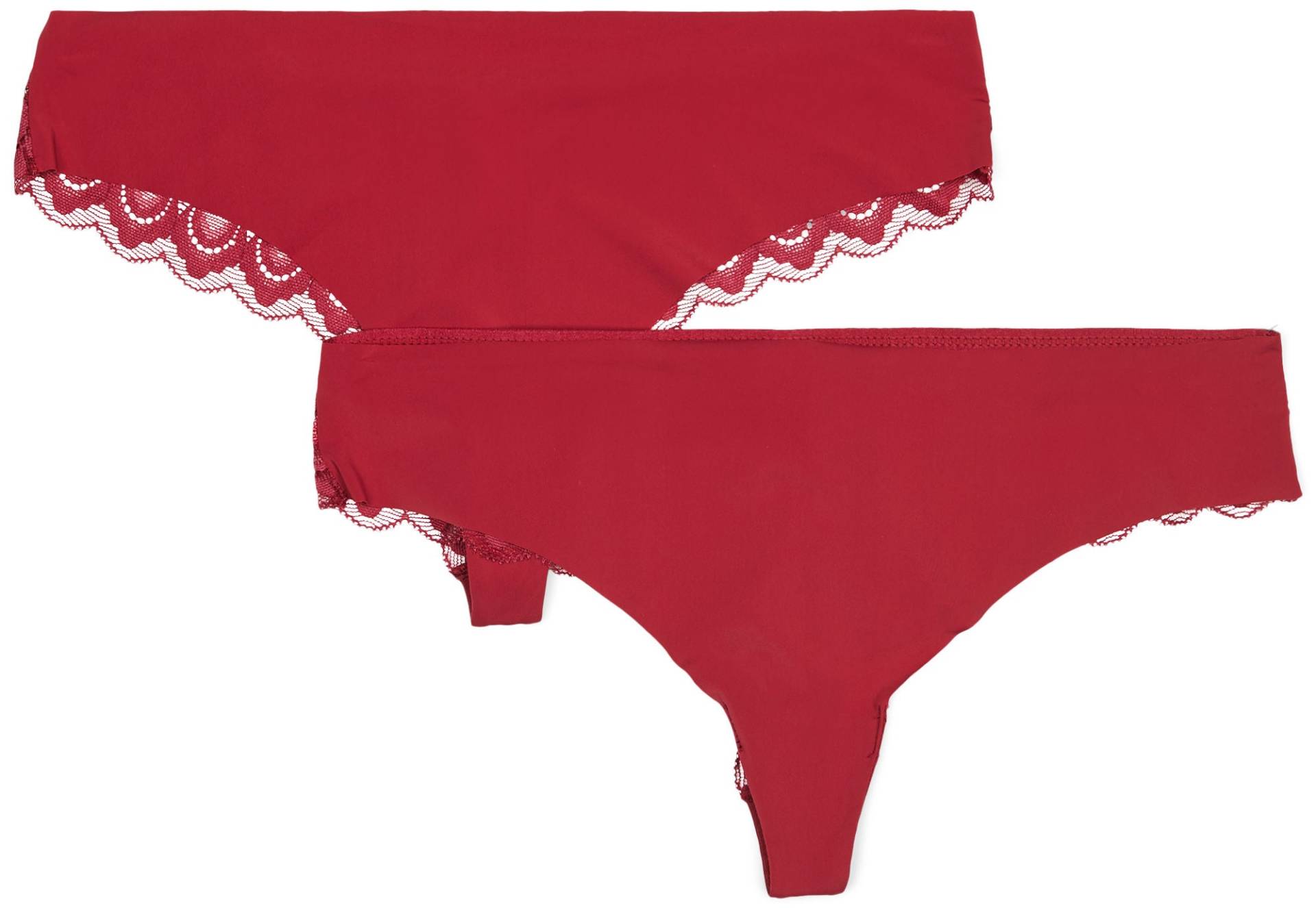 Milki String 2er Pack, Wine Red L von Milki