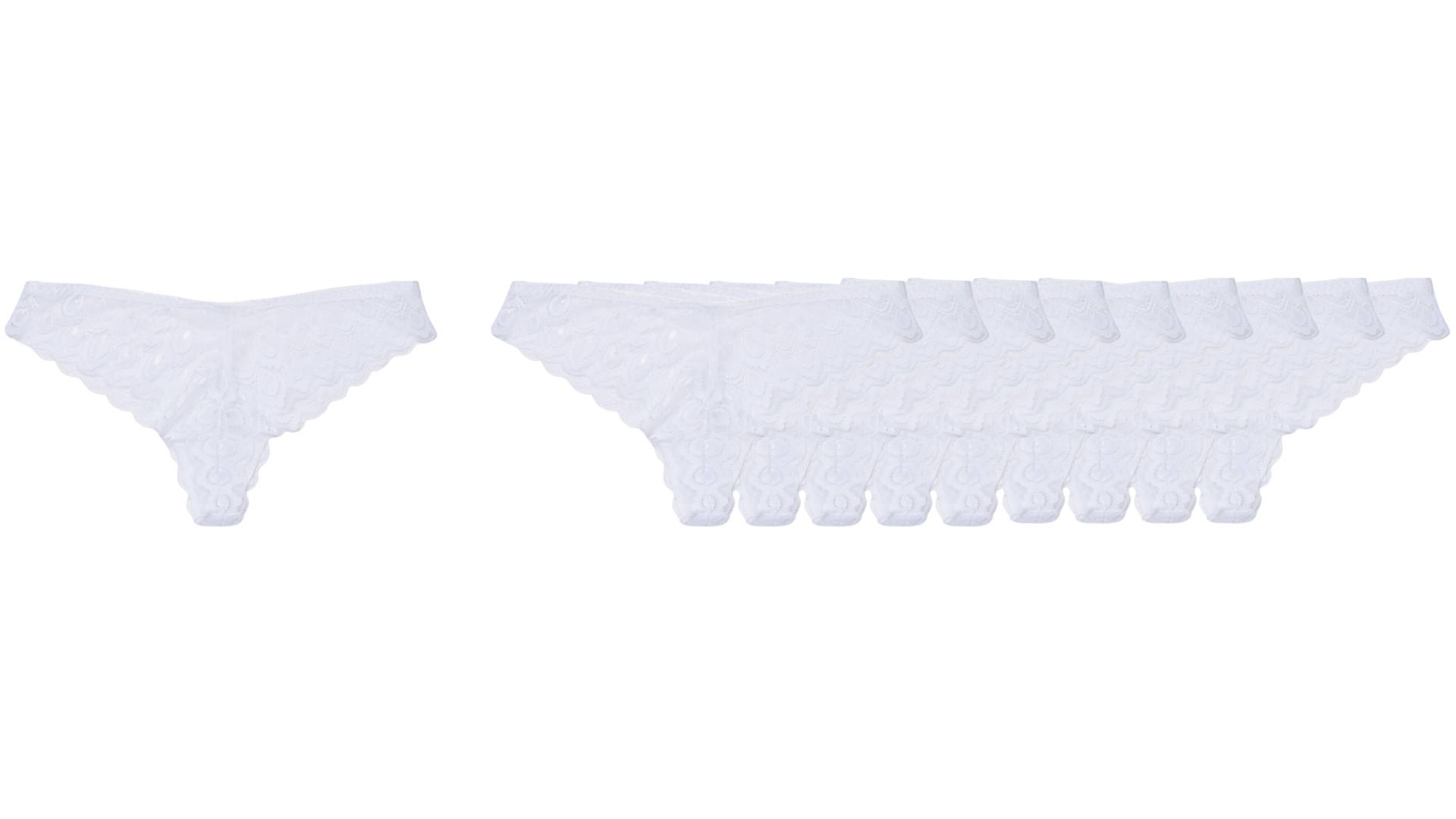 Milki String Spitze 10er-Pack, White von Milki