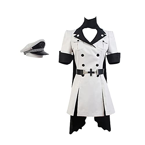 Akame ga Kill! Cosplay Kostüm Night Raid Akame und Esdeath Empire Uniformkleid mit Perücke Anime Halloween Cosplay Outfit für Frauen von Millay