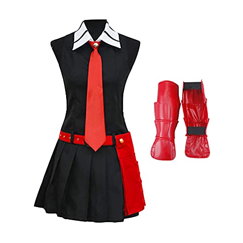 Akame ga Kill! Cosplay Kostüm Night Raid Akame und Esdeath Empire Uniformkleid mit Perücke Anime Halloween Cosplay Outfit für Frauen von Millay