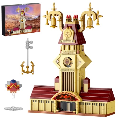 Millionspring Kingdom Hunt Uhrturm-Bausteinset, kreatives Turmbausteinset, sammelbares Bauspielzeug-Geschenk für Spielefans, Erwachsene, Freunde (885 PCS) von Millionspring