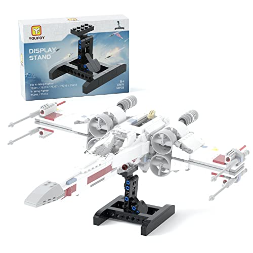 Ständer für Lego X-Wing Starfighter 75301 75297 75218 75235 Bausätze, tolles Display für Widerstand Y-Wing Starfighter 75249 75172 Starfighter Bauspielzeug(52 Stück) von Millionspring