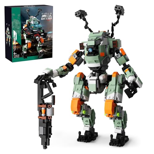 Millionspring Titan BT Mecha-Roboter-Bausteinset, Roboter-Mecha-Figuren-Bausatz, kreatives Technic-Baustein-Geschenk für Erwachsene, Kinder, Jungen und Mädchen (1057 Teile) von Millionspring