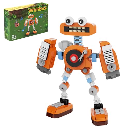 Wubbox Bausteinset, My Singing Monster Actionfiguren Spielzeugmodelle, Bezauberndes Musikspiel, tolle Geschenkidee für die besten Freunde von Jungen und Mädchen ab 6 Jahren Neu 2023 (305 Stück) von Millionspring