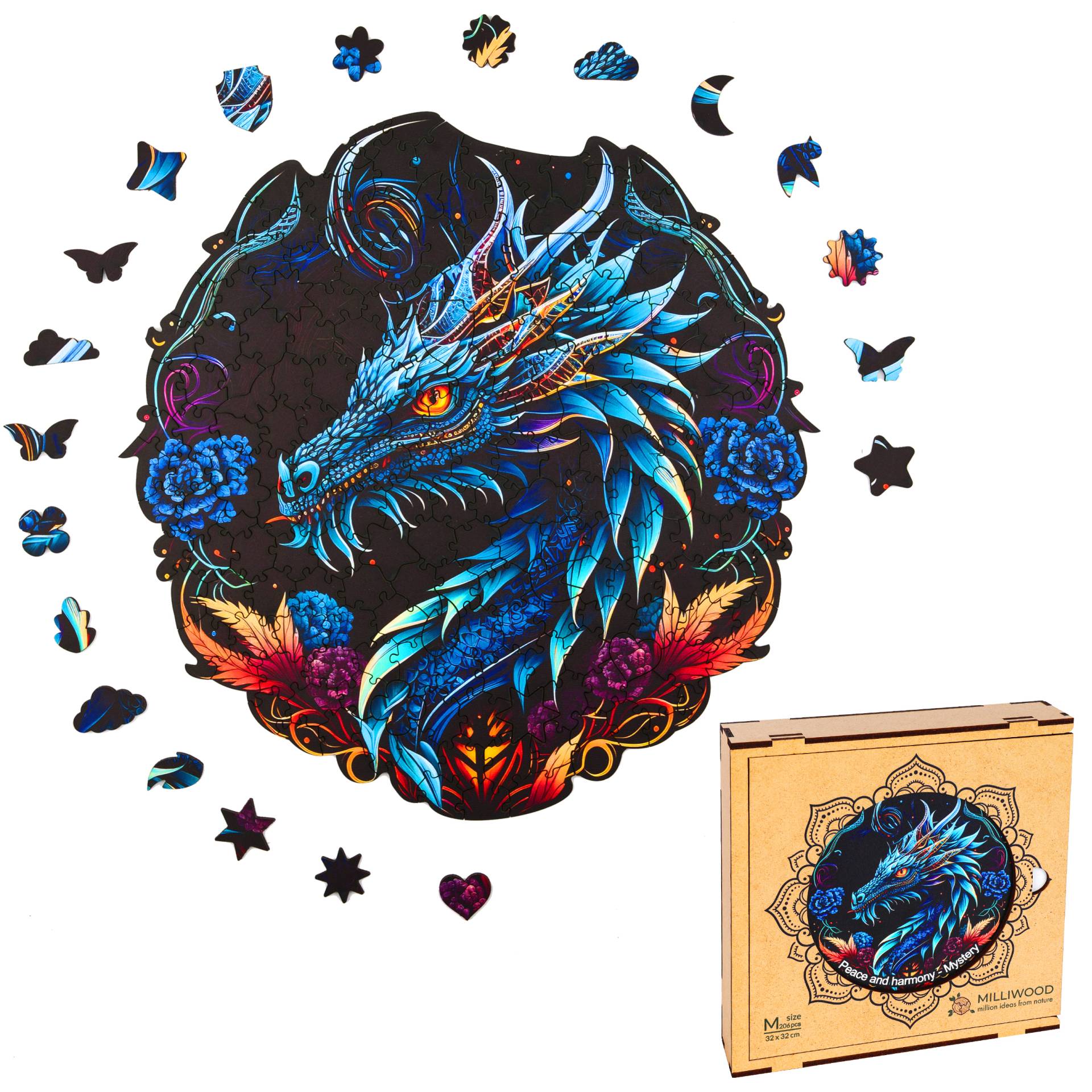 Milliwood Holzpuzzle - Geheimnis 206 Teile Puzzle Milliwood-5071 Milliwood Holzpuzzle - Geheimnis 206 Teile Puzzle Milliwood-5071 von Milliwood