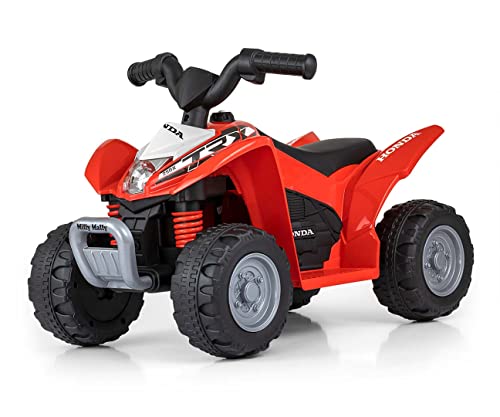 Battery-Powered Vehicle for Children, Electric Quad Honda ATV Red Milly Mally von Milly Mally