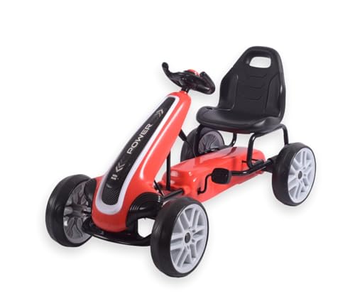 Go-Kart für Kinder mit Pedalantrieb Milly Mally (Red) von Milly Mally