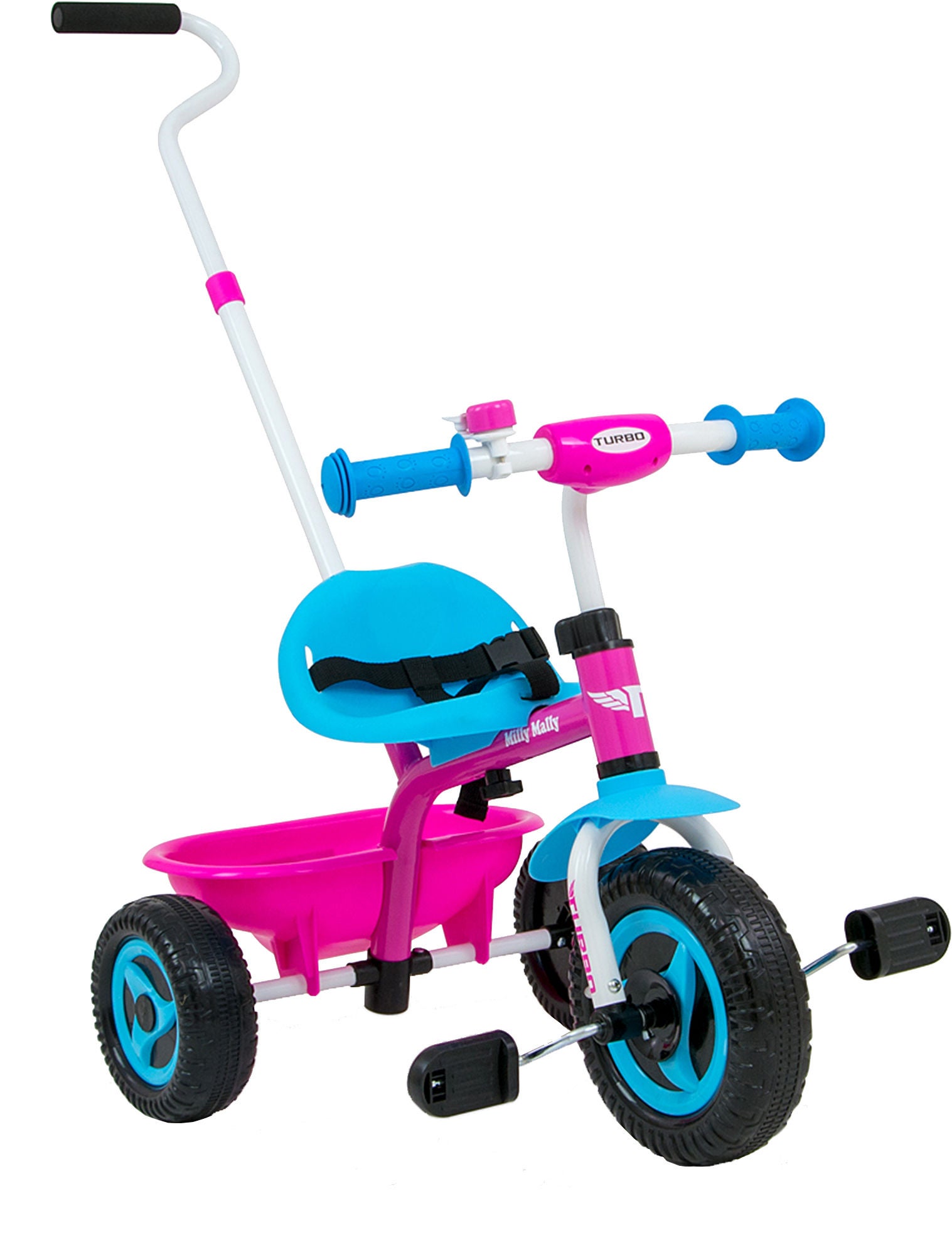 Milly Mally Dreirad Turbo, Rosa/Blau von Milly Mally