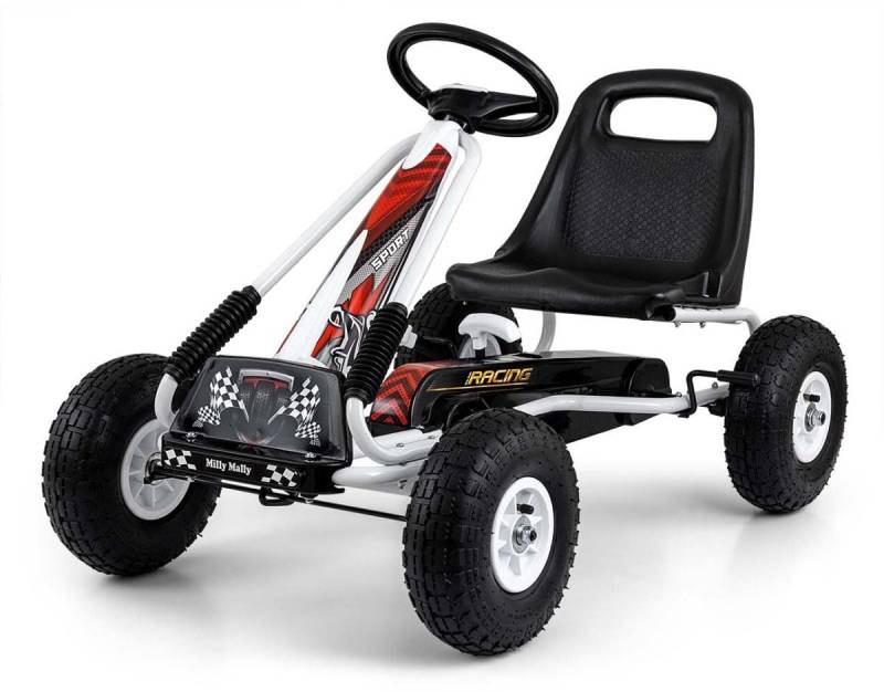 Milly Mally Pedal-Go-Kart Thor, Weiß von Milly Mally