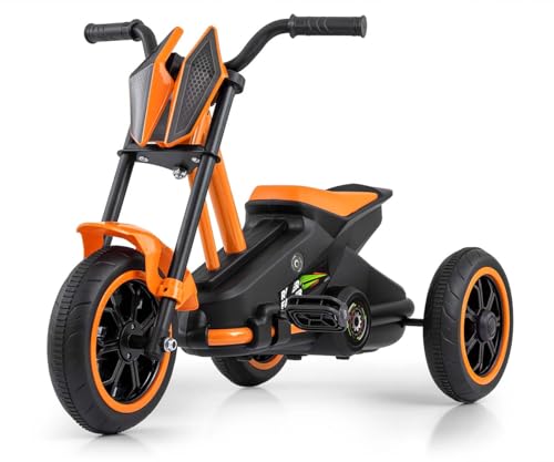 Milly Mally Pedal Gokart Rider Ab 3 Jahren Dreirad Sportsitz wie bei einem Motorrad Robuste Konstruktion von Milly Mally