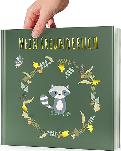 Milula Studios Schulfreunde Buch, Freundschaftsbuch für Grundschulkinder - Kreatives Buch zum gestalten by von Milula Studios