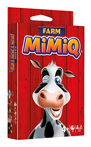 SmartGames Farm Mimiq - Kartenspiel für 4+ Jahre, Tiere, 1-6 Spieler, 2019, Karton, Portable, Educativ von SmartGames