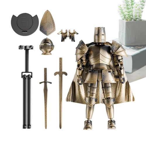 Action Figures, Flexible Movable Statue, Knight Model for Display, Compact Multijointed Full Body Model, 360° Rotating Head for Dining Table Display, 5.51x5.2 Inches von Mimoqk