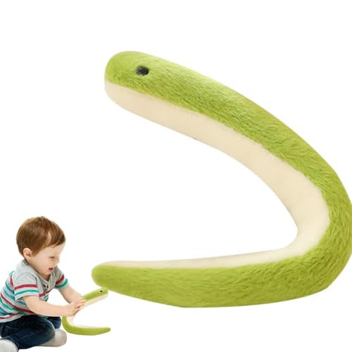 Adorable Plush Snake, 16.54 Inch Stuffed Animal Snake Decor, Snake Plush Toy Creative Chinese Year of The Snake Mascot Home Decor for Kids Girls, Boys Holiday Birthday von Mimoqk