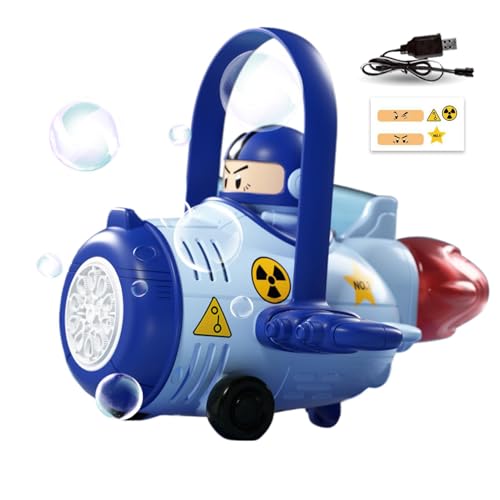 Automatisches Bubble Toy, Bubble Blower, Kids Portable Bubble Maker, Leak-Proof Electric Blower Making Machine, Portable Outdoor Bubble Wand Toy for Boys, Girls, Kids and Teens von Mimoqk