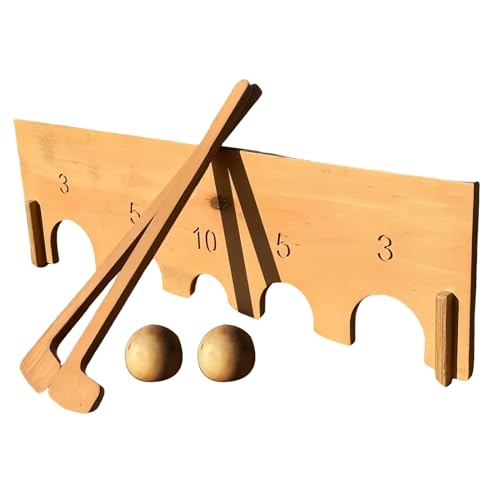 Beach Golf Game for Sand, Wooden Golfing Carnival Ball Set to Kids and Adults, Outdoor Family Match, Camping, Garden Gatherings, Travel, Birthdays, Festivals 15.75x5.91x1.18 Inches Beach Golf Game for Sand, Wooden Golfing Carnival Ball Set to Kids and Adults, Outdoor Family Match, Camping, Garden Gatherings, Travel, Birthdays, Festivals 15.75x5.91x1.18 Inches von Mimoqk