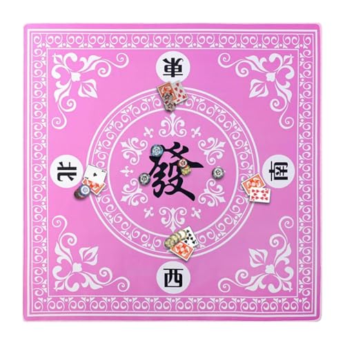 Board Game Mat 27x27 Inch | Anti-Slip Mahjong Table Cover | Board Game Table Mat | Dice Game Tablecloth Mahjong Accessories Mat Mahjong Tile Games Mat Anti-Slip Tablecloth for Mahjong von Mimoqk