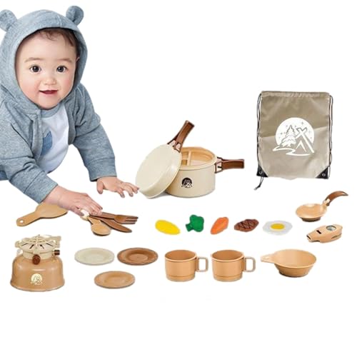 Camping House Toy: Kinder Outdoor Pretend Set für fantasievolle Abenteuer, sicher und gesundheitsfördernd Lernspielzeug für Kinder am Tag, Ostern, Thanksgiving, Geburtstage und Weihnachten von Mimoqk