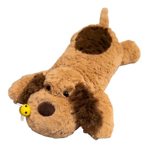 Cartoon Dog And Bee Stuffed Animal - Small Hugging Pillow For Kids, Perfect As A Huggable Toy And Home Room Decor For Friends And Family Adorable Dog And Bee Stuffed Doll - Soft Huggable Pillow For Ki von Mimoqk