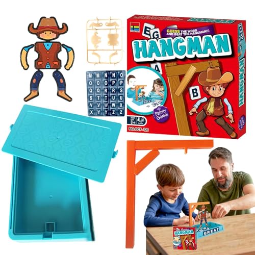 Children's Hangman Guessing Game Cards | Fun Educational Toy for Home and School | Perfect for Road Trips and Family Game Nights, Hangman Game Cards for Learning and Fun Activity for Kids and Friends von Mimoqk