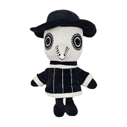 Crow Stuffed Tier, Raven Doctor Plüsch, Horror Puppe, Dekoratives Kissen, weicher Gothic Cushion, Throw Cushion for Bedside, Car, Living Room Office, Childrens Day, Kids, Boys, Girls Gift Crow Stuffed Tier, Raven Doctor Plüsch, Horror Puppe, Dekoratives Kissen, weicher Gothic Cushion, Throw Cushion for Bedside, Car, Living Room Office, Childrens Day, Kids, Boys, Girls Gift von Mimoqk