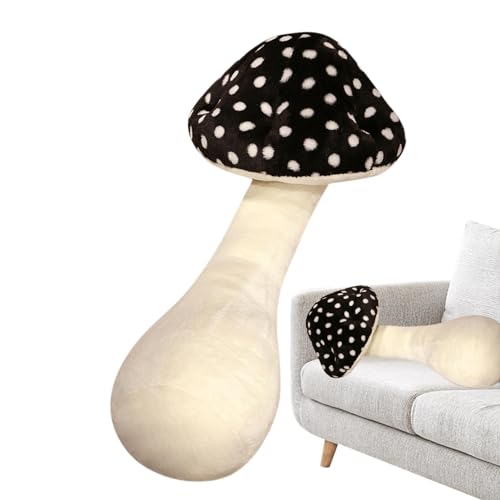 Cute 70cm Mushroom Pillow - Super Soft Plush Throw Pillow, Ideal As A Neck And Head Cushion, Perfect For Cuddling And Home Decor In Living Rooms And Bedrooms Adorable Mushroom Plush Doll Pillow Measur von Mimoqk