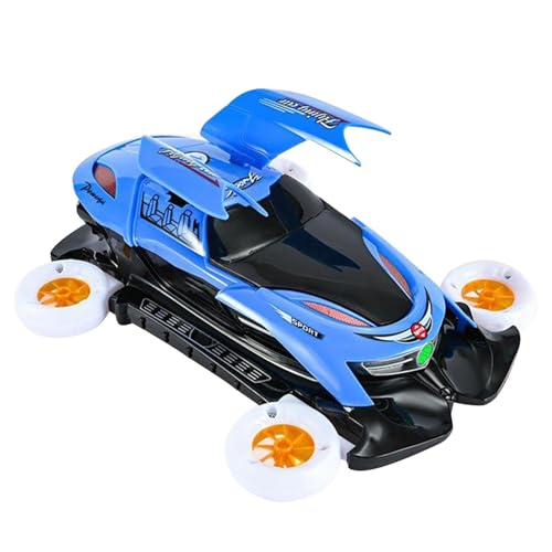 Elektrisches Auto für Kinder | Buntes Elektroauto für Kinder | 360 Grad Rotating Light-Up Spielzeug mit Musik | Buntes kleines RC Drift Car für Geburtstage, Feiertage und Outdoor Spaß von Mimoqk