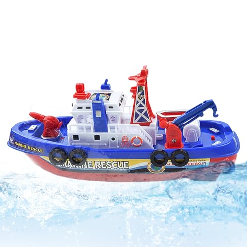 Fire Boat Bath Toys, Electric Spraying Nozzle Toy, Kids Water Games, Automatic Spray with Lights and Music, Interactive Fun for Boys and Girls Ages 3 & Up, Safe Waterproof Design Fire Boat Bath Toys, Electric Spraying Nozzle Toy, Kids Water Games, Automatic Spray with Lights and Music, Interactive Fun for Boys and Girls Ages 3 & Up, Safe Waterproof Design von Mimoqk