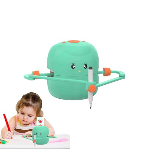 Interactive Drawing Robot for Kids | Fun Safety Drawing Toy with Voice Interaction | Educational Early Learning Activities | Include 100 Word Cards for Preschool Games | Perfect for Creative Play von Mimoqk