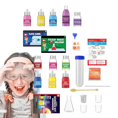 Kids Science Kit | Kid Science Chemistry Kit | Science Kits for Kids | Educational Lab Experiments Science Set, Interactive Stem Projects Science Kit for Girls and Boys von Mimoqk