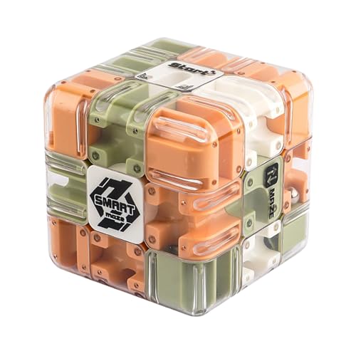 Maze Cube - Puzzle Labyrinth -Spielzeug für Gehirntraining, Handkontrolle mit sensorischem Spiel, Logikwürfel für Kinder Teenager Erwachsene Spielzeit, kompaktes robustes Material, Geschenkverpackung, Maze Cube - Puzzle Labyrinth -Spielzeug für Gehirntraining, Handkontrolle mit sensorischem Spiel, Logikwürfel für Kinder Teenager Erwachsene Spielzeit, kompaktes robustes Material, Geschenkverpackung, von Mimoqk