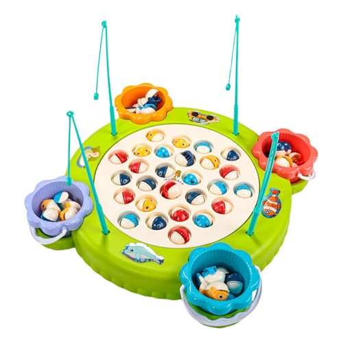 Mimoqk Angelspiel-Spielset, Angelbrettspiel für Kinder | Elektronisches Angelspiel,Früherziehung Kleine Fischfiguren Brettspiel Multifunktional für Kinder von Mimoqk