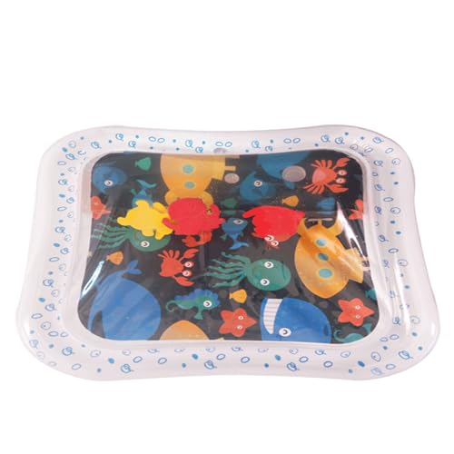 Mimoqk Baby Water Mat, Inflatable Play Pad, Square Cushion Design, Sensory Development Toy, Educational Activity Center for Tummy Time, Visual Stimulation for Small Kid, Babies Mimoqk Baby Water Mat, Inflatable Play Pad, Square Cushion Design, Sensory Development Toy, Educational Activity Center for Tummy Time, Visual Stimulation for Small Kid, Babies von Mimoqk