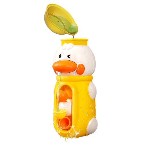 Mimoqk Bath Toys für Kinder, Duck Toddler Bath Set, drehbar, Wasserwheel Activity, Fun Sensory Game, Safe Shower Play Boys Girls, Birthday Plaything Alter 2-4 Mimoqk Bath Toys für Kinder, Duck Toddler Bath Set, drehbar, Wasserwheel Activity, Fun Sensory Game, Safe Shower Play Boys Girls, Birthday Plaything Alter 2-4 von Mimoqk