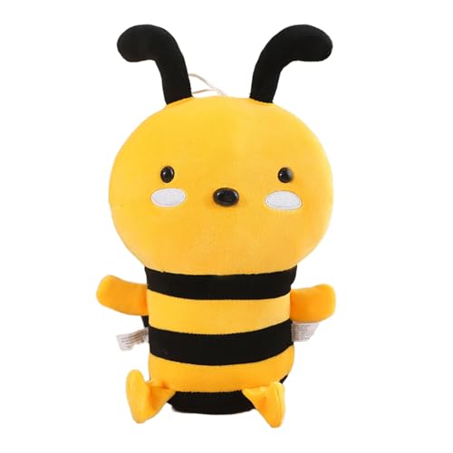 Mimoqk Bee Plush, Cute Bee Plushie, Bee Stuffed Doll, Cartoon Bee Toy, Plüschtier Honeybee Toy, Stuffed Bee Toy, Baby Shower Doll, Stuffed Honeybee, Decorative Bee Pendant and Stuffed Honeybee Toy for von Mimoqk