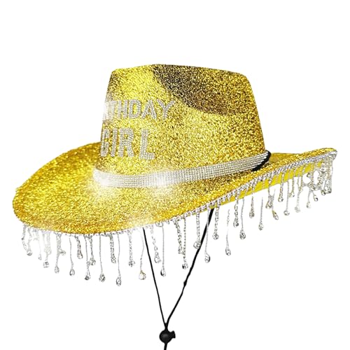 Mimoqk Cowboyhüte Für Damen | Geburtstagsmädchen Hut,Strasssteine Verzierungen Hüte für Erwachsene Festival Reise Urlaub Party Geburtstag Mimoqk Cowboyhüte Für Damen | Geburtstagsmädchen Hut,Strasssteine Verzierungen Hüte für Erwachsene Festival Reise Urlaub Party Geburtstag von Mimoqk