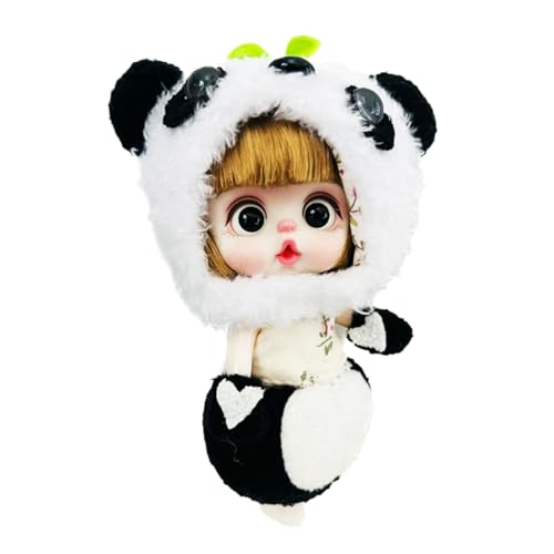 Mimoqk Dress Up Doll, Posable Big Eyed Fashion Puppet with Dresses and Pajamas, Imaginative Pretend Play Toy, Ideal for Girls, Party Favors, and Figurine Collections 5.71 Inches Mimoqk Dress Up Doll, Posable Big Eyed Fashion Puppet with Dresses and Pajamas, Imaginative Pretend Play Toy, Ideal for Girls, Party Favors, and Figurine Collections 5.71 Inches von Mimoqk