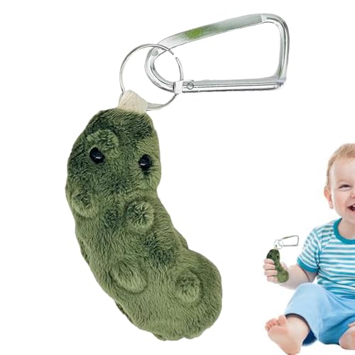 Mimoqk Emotional Support Pickle, Pickle Support Plush, Encouraging Pickle Toy, Sensory Pickle Plush, Adorable Pickle Ornament, Encouraging Stuffed Pickle Plush for Kids and Adults with a Support Card von Mimoqk