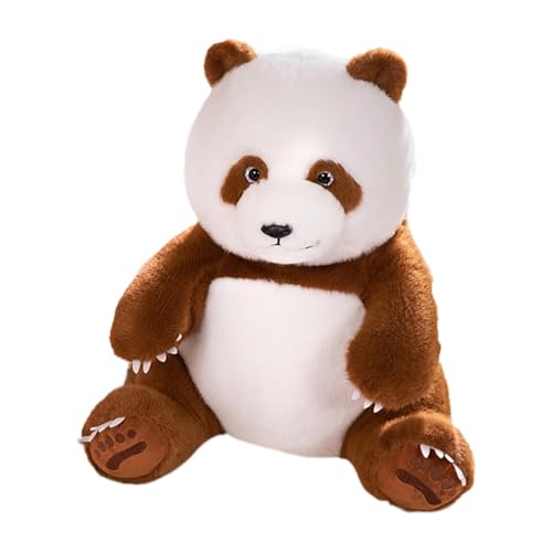 Mimoqk Gefüllter Pandabär, gefüllter Pandabär | weiches Tier, niedliche Panda-Puppe 11,81 Zoll - Kissen zum Umarmen, Raumdekoration für Kinder, Erwachsene, von Mimoqk