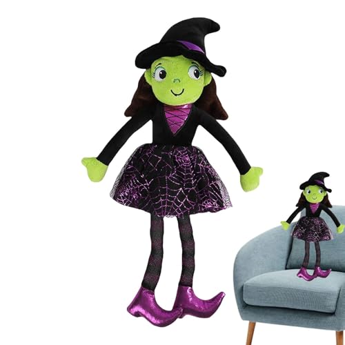 Mimoqk Halloween Puppe - Plüsch Hexenpuppe Für Kinder | Kuschelweiche Hautfreundliche Zierde Für Zuhause Büro Kinderzimmer Mädchen Wohnzimmer Deko Mimoqk Halloween Puppe - Plüsch Hexenpuppe Für Kinder | Kuschelweiche Hautfreundliche Zierde Für Zuhause Büro Kinderzimmer Mädchen Wohnzimmer Deko von Mimoqk