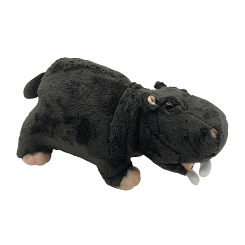 Mimoqk Hippo Plush | Niedliches Hippo Stuffed Animal für Home & Decor Zoo Family Hippo Plush Toy | Adorable 9.84 Inch Hippo Pillow for Home, Kitchen, Bedroom, Living Room Decoration von Mimoqk