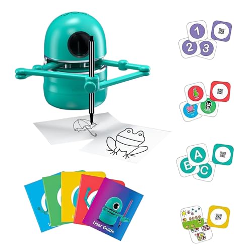 Mimoqk Interactive Robot Drawing Toy, Educational Art Tool for Kids, Fun Cartoon Drawing Robot for Home School Supplies, Inspiring Creativity and Young Children von Mimoqk