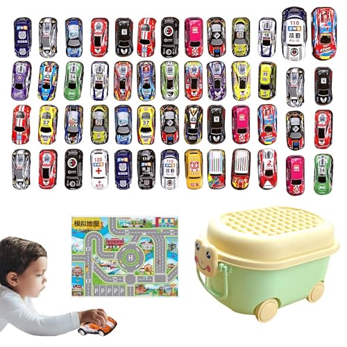 Mimoqk Pull Back Toys, Friction Powered, Car Play Rug Set, Kids Vehicle Set, Learning City Roads, Pull Back Vehicle Set, Toy, Interactive Play Rug,for, von Mimoqk