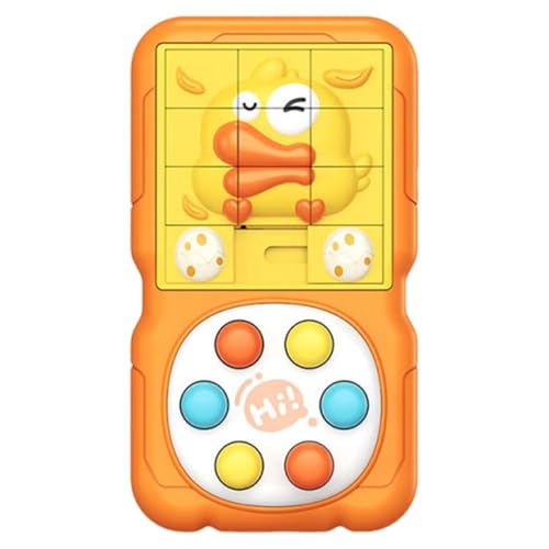 Mimoqk Quick Push Game, Handheld Press Game Maschine, Cartoon Fast Push Activity, Übungen Reaktion Ability and Improves Konzentration für Kinder 3 to12 für Zuhause, Schule, 8,5 x 3,3 x 15,5 cm von Mimoqk