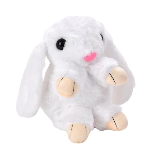 Mimoqk Realistic Bunny Toy, Electronic Interactive Rabbit, Light-Up Singing Plush, Speaking & Dancing Feature, Educational Stuffed Animal for 3+, Easter Gift von Mimoqk