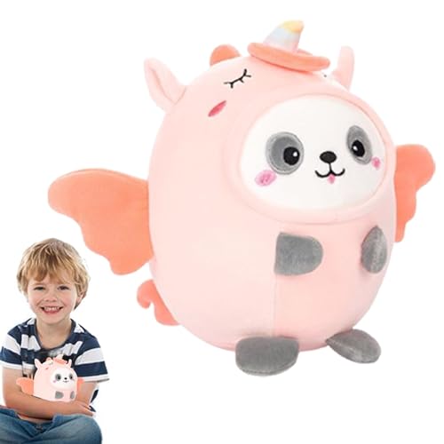 Mimoqk Stuffed Animals with Combination Animal Cartoon Dolls, 9.8 Inch Cute Plush Toys for Kids, Soft Stuffed Animal Plushies and Toy Dolls, Perfect Plush Dolls for Children's Playtime and Cuddling von Mimoqk