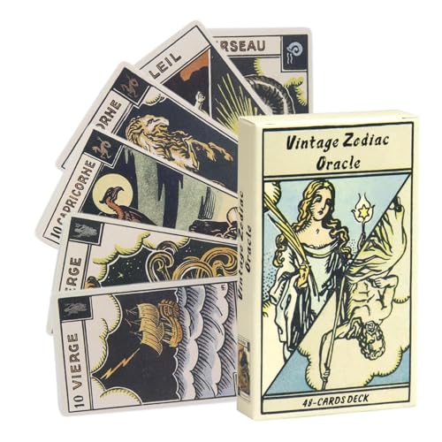 Mimoqk Tarot Cards, Oracle Deck, Wahrsagenspiel, Anfänger-Friendly Spiritual Guide, tragbares Meditationstool, 48-teiliges Set, ideal für persönliche Growth, Partys, Familie & Freunde Mimoqk Tarot Cards, Oracle Deck, Wahrsagenspiel, Anfänger-Friendly Spiritual Guide, tragbares Meditationstool, 48-teiliges Set, ideal für persönliche Growth, Partys, Familie & Freunde von Mimoqk