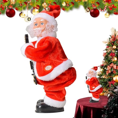 Mimoqk Twerking Santa Doll, Singing Dancing Santa, Electric Santa Toy, Christmas Santa Toy, Doll, Shaking, Santa Booty Dance, Electric Christmas Santa Doll for Kids von Mimoqk