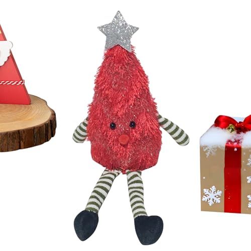 Mimoqk Weihnachtsplüsch | Weicher Plüsch Baum | Festliches Spiel für Innen Reise Dekoration Büro Spielzeit Mimoqk Weihnachtsplüsch | Weicher Plüsch Baum | Festliches Spiel für Innen Reise Dekoration Büro Spielzeit von Mimoqk